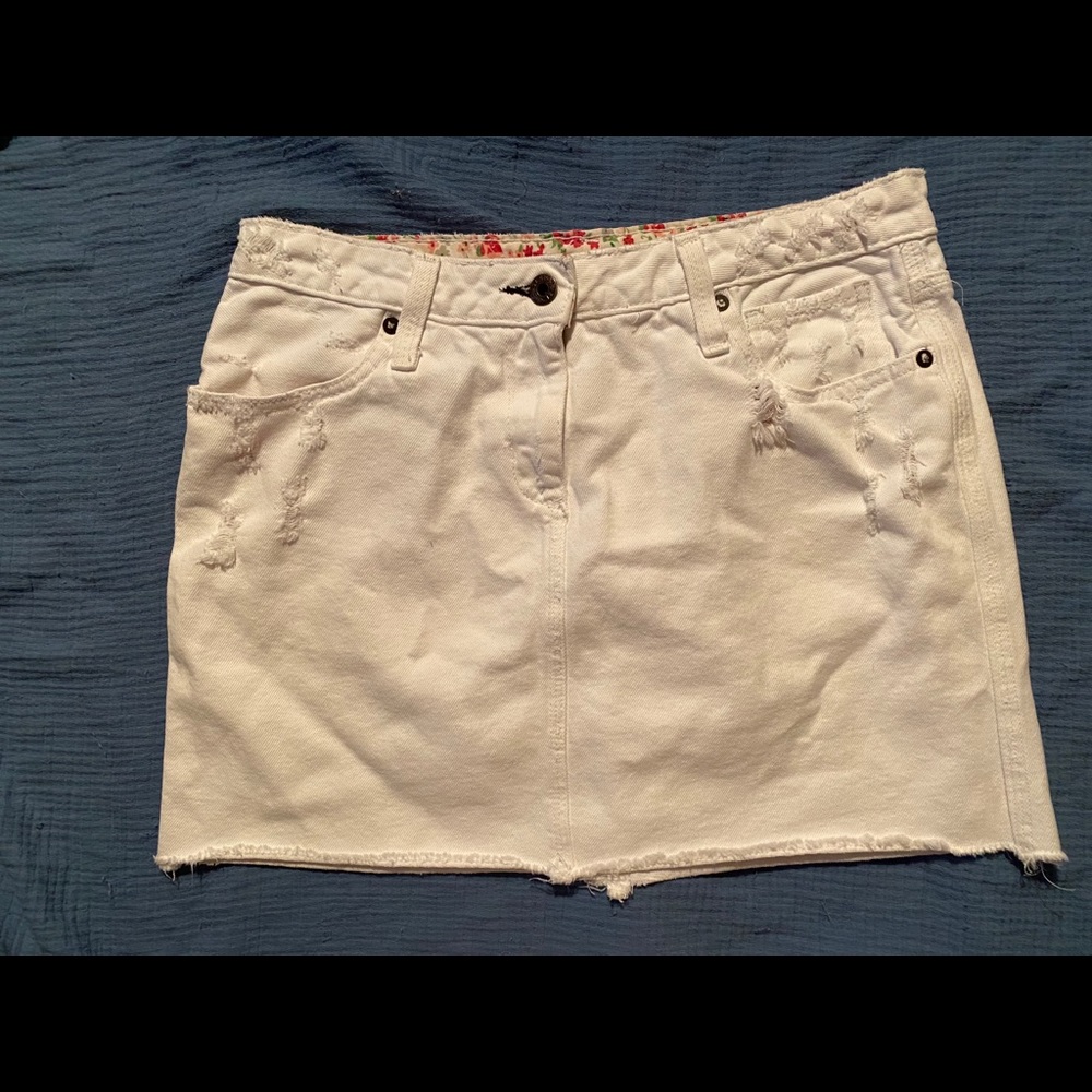 Ralph Lauren - White Jean Skirt! Size 29